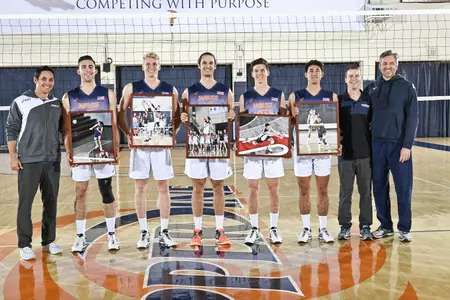 Weston Barnes (15), Colby Harriman (6), Alex Harthaller (22), David Hunt, Chip McCaw, Brad Rostratter, Daniel Vaziri (4), Owen Yoshimoto (20) (Photo by Martin A. Folb)