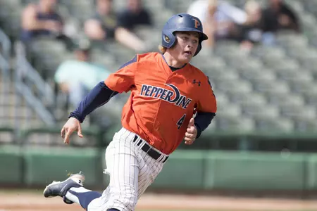 Duncan McKinnon (4) vs. USF/WCC Tournament (Kyle Terada/WCC photo)