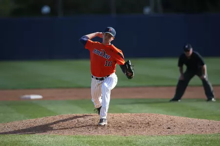 Christian Stoutland set a new career high with eight strikeouts on Sunday (Photo by Jeff Golden)