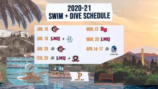 2020-21 swim and dive schedule