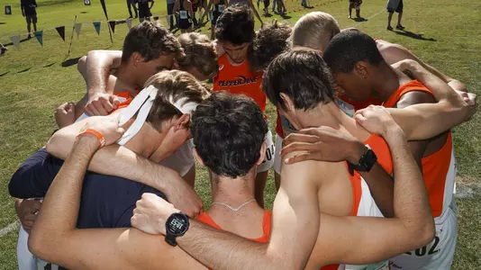 Pepperdine huddle at WCC Championships
