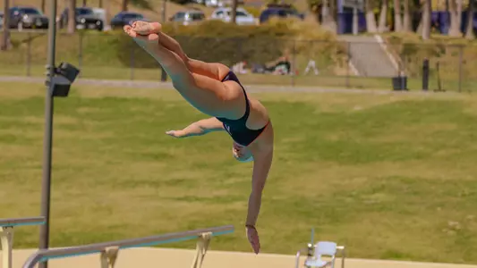 Paulina Holmberg at Pepperdine Diving Invitational