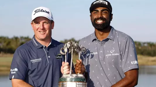 Sahith Theegala and partner Tom Hoge