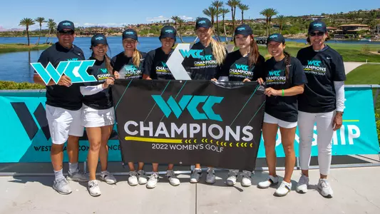 2022 WCC women's golf champions