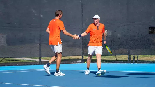 Maxi Homberg and Edward Winter at the ITA Southwest Regional