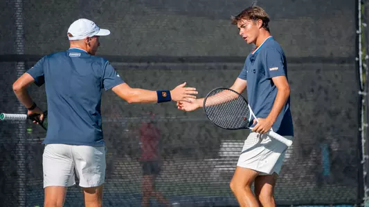 Maxi Homberg and Edward Winter at ITA Fall Nationals