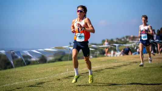 Nilsen at the 2023 WCC Cross Country Championships
