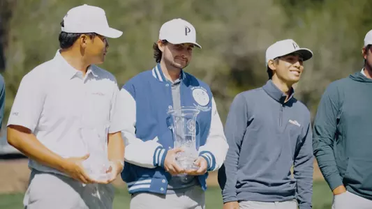 Derek Hitchner and Pepperdine Men's Golf Team