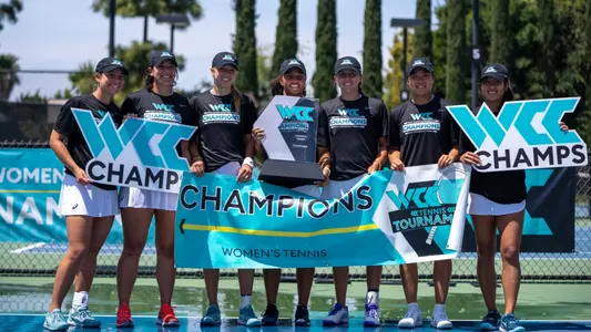 2023 Women's Tennis Team WCC Champions