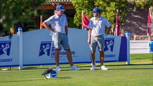 Coach Michael Beard and Graduate Roberto Nieves