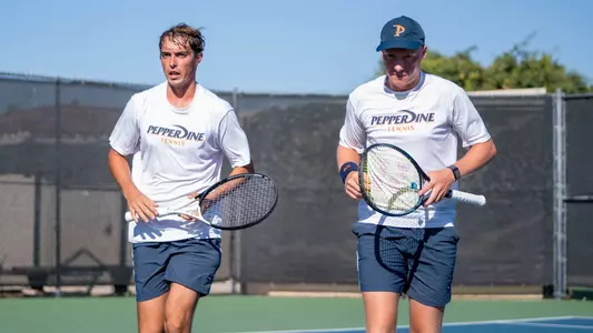 Maxi Homberg and Edward Winter at ITA Fall Nationals