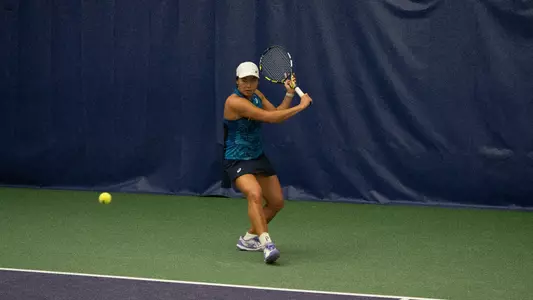 Janice Tjen at ITA Indoor Nationals