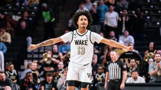 Aaron Clark at Wake Forest - Courtesy of Wake Forest Athletics