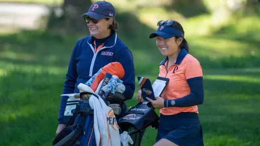 Head Coach Laurie Gibbs and Lion Higo