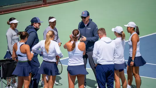 WTEN huddle at Stanford