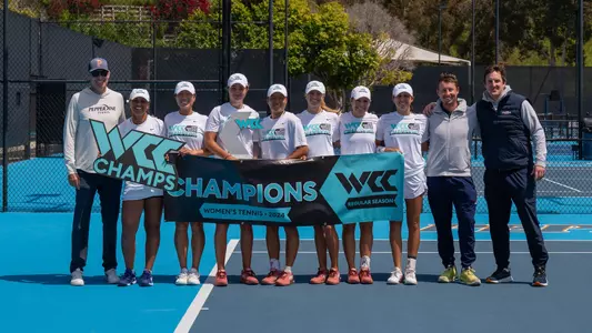 2024 women's tennis WCC regular season champs