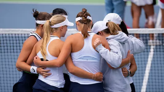 WTEN huddle at Stanford