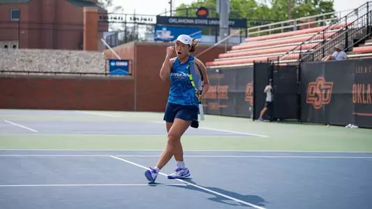 Janice Tjen at the 2024 NCAA Singles Tournament
