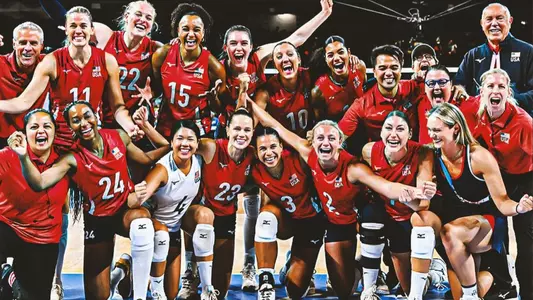 Team USA Women's Volleyball and Marv Dunphy