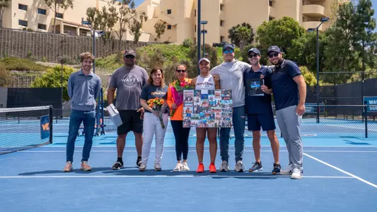 Savannah Broadus on Senior Day