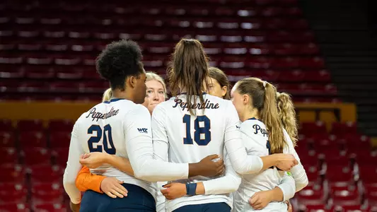 WVB sad huddle GCU