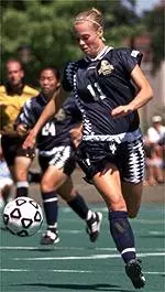 Freshman Kirstin Gellatly<br>led the Panthers with<br>15 points in 1999.