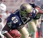 Kevan Barlow scored the<br>Panthers' lone offensive TD in<br>loss to West Virginia.