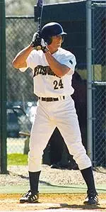 Mike Gonda got the<br>Panthers on the board<br>first with a second<br>inning homerun against Seton Hall.