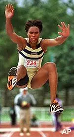 Trecia-Kaye Smith earned 18 points<br>for the Panthers, including 10<br>from winning the long jump.