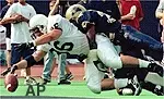 Karim Thompson (22) and the<br> Panthers roughed up<br> Penn State in 20-13 loss.