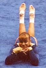 Danielle "Freddie" Alba (above) and Jennifer Easter both placed in a tie for third on the vault in Friday's competition.