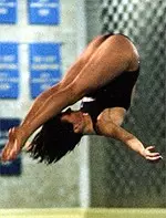 Jamie Tomazich placed 10th on the one-meter diving board with 399.45 points in the preliminaries to earn her third Honorable Mention All-American honor of her career.