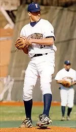 Scott Schultz was nearly flawless in three and one-third innings against Duquesne, earning his second win of the year.