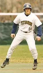 Outfielder Darrin Lenhart hit a two-run home run in game one at Youngstown State.