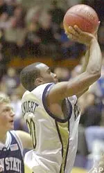 Brandin Knight scored 20 points to lead Pittsburgh to a 77-74 victory over No. 11 Boston College on Saturday night.