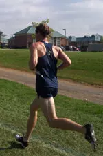 Bair races ahead of the competition earlier this season.