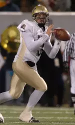 Tyler Palko looks for a receiver against West Virginia