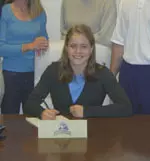 Molly Moyer signing day.