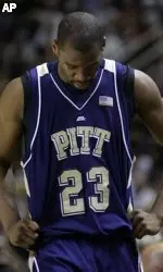 Pittsburgh's Sam Young hangs his head in the second half.