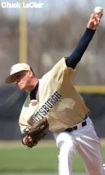 Freshman pitcher Nate Reed