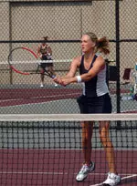 Carlie Smith and Shannon Benic teamed in #1 doubles