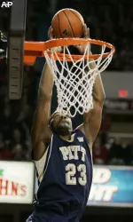 Sam Young goes up for a dunk