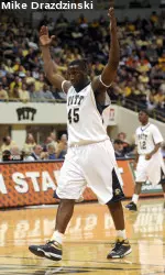 DeJuan Blair out-muscled DePaul inside for 20 points and 18 rebounds.