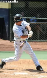 Chris Tonte hit two home runs on the day