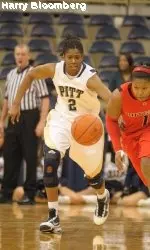 Redshirt senior Sophronia Sallard finished with eight points and four rebounds against Rutgers