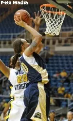 Sophomore Pepper Wilson had a season-high 10 rebounds against Rutgers last Sunday