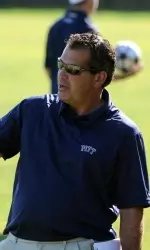 Assistant coach Chris Karwoski returns for his second season on the Pitt staff