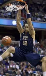 File: Gary McGhee's double-doubel, 13 points 10 rebounds, helped Pittsburgh beat Seton Hall.