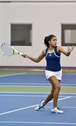 Taylor Washington won both her singles and doubles bracket two weeks ago at St. Joseph's
