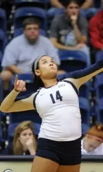 Campbell had a team-high 11 kills against Villanova